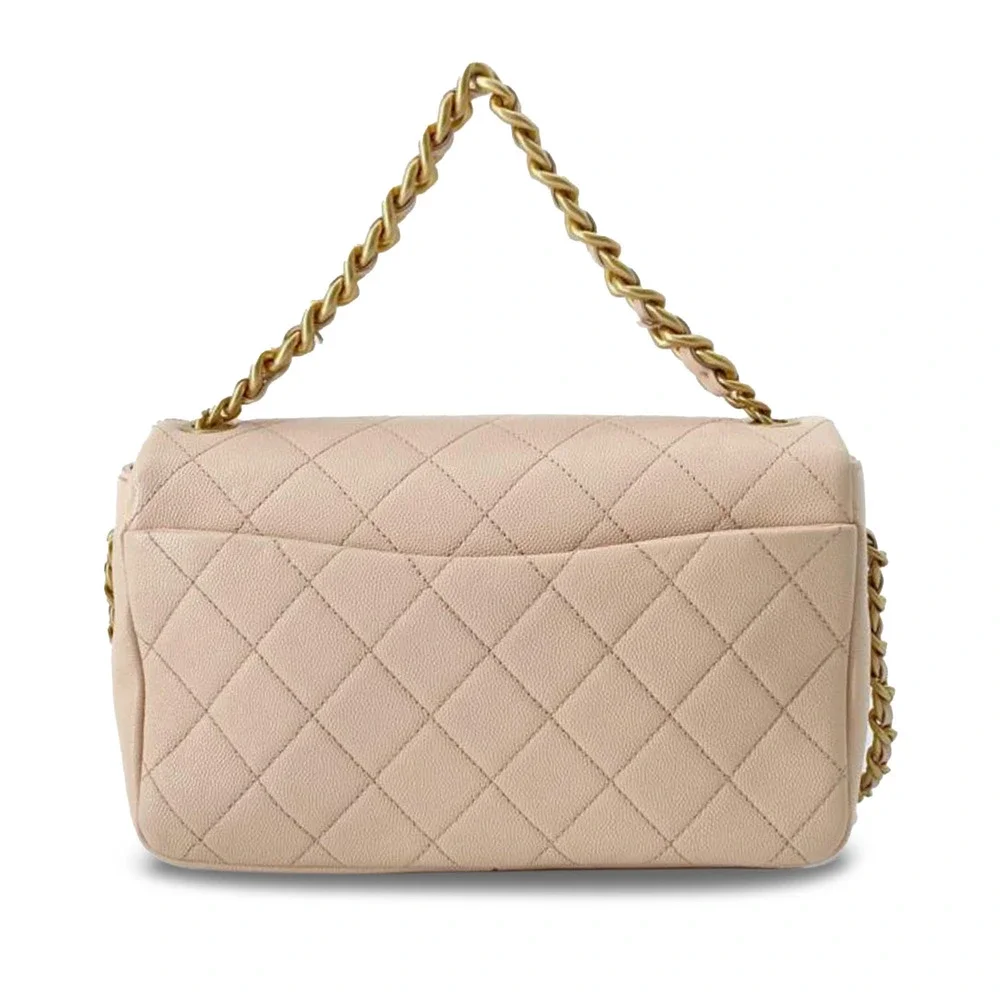 CHANEL Medium Cream Caviar Fashion Flap Bag - Picture 5 of 17
